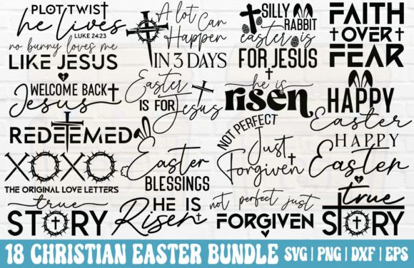 Easter Christian SVG Bundle – Graphics for Crafts & Local Branding