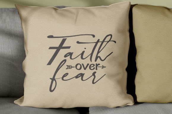 Faith Over Fear: Christian Inspirational Graphics for Real Content Publishing