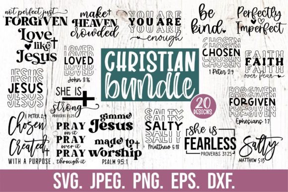 h1Christian SVG Bundle – Bible Verse Graphics for Crafts & Digital Products/h1