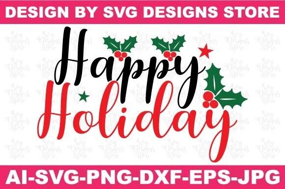 Happy Holiday Christian Svg Png Design Review