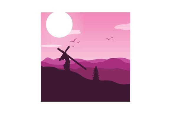 Jesus Christ Cross Bethlehem Graphics & Icons for Creative Sellers
