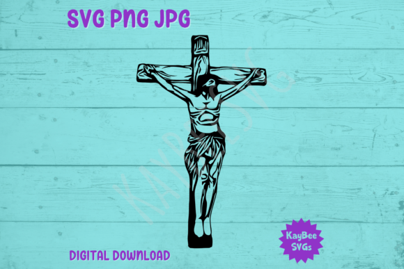Jesus Christ Crucifixion SVG: Editorial Graphics & Crafts