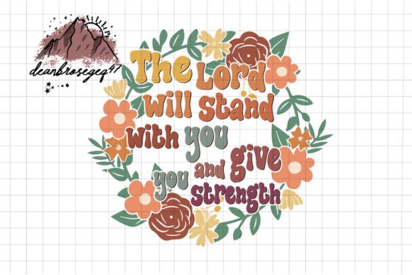 Retro Christian Flowers PNG: A Versatile Graphic for Authentic Local Branding